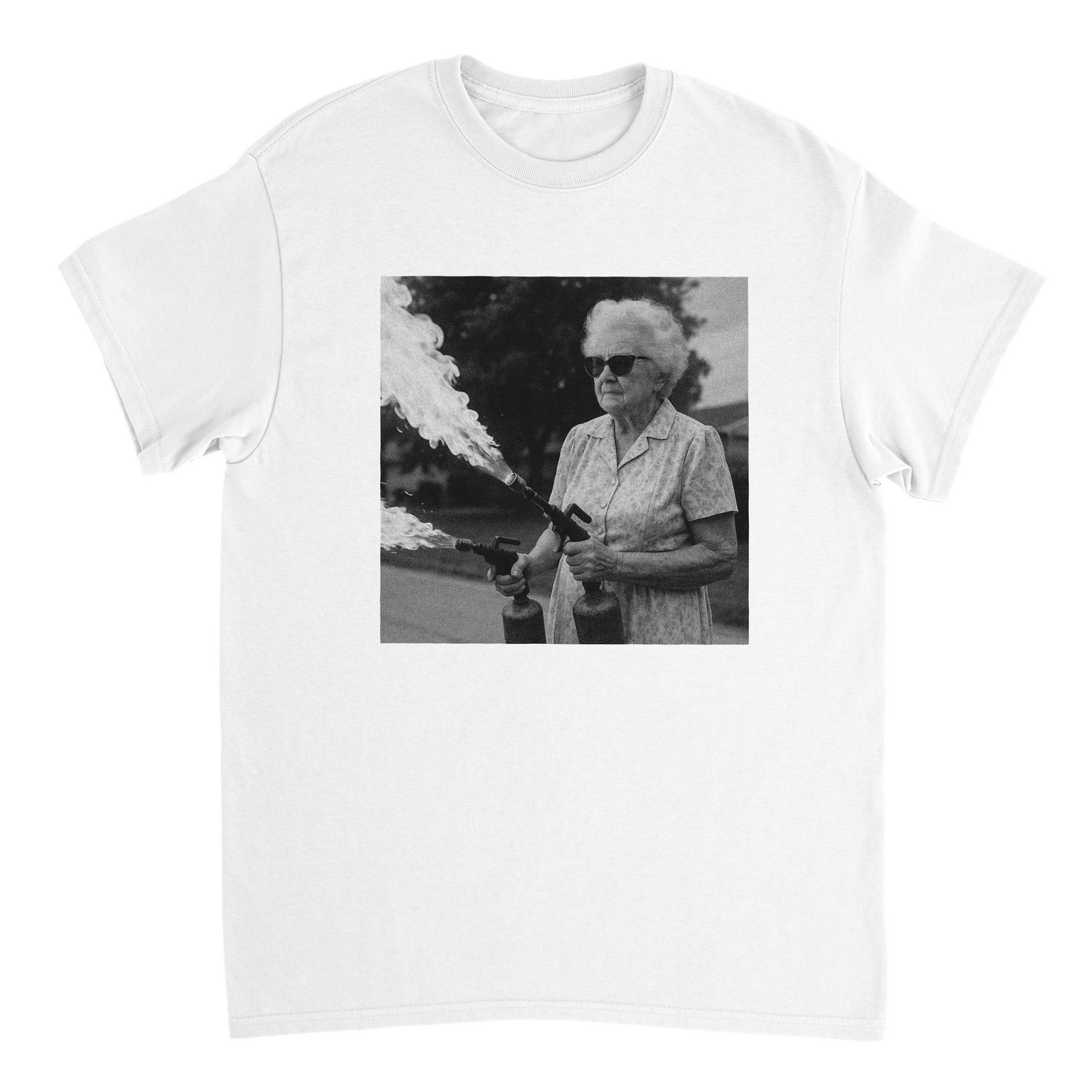 Flamethrower Granny Tee